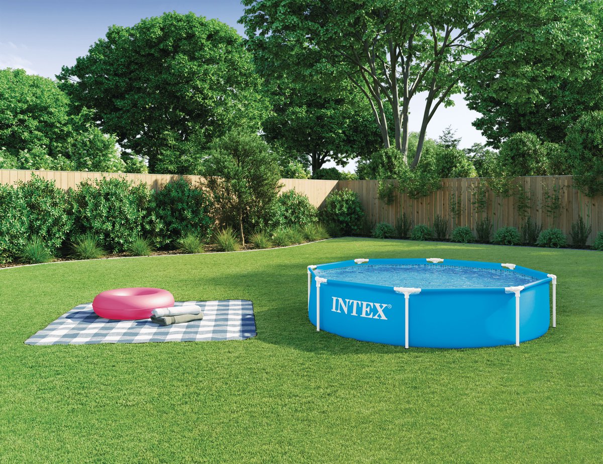 Intex Metal Frame Pool - Opzetzwembad - Ø 244 cm x 51 cm – foto 2