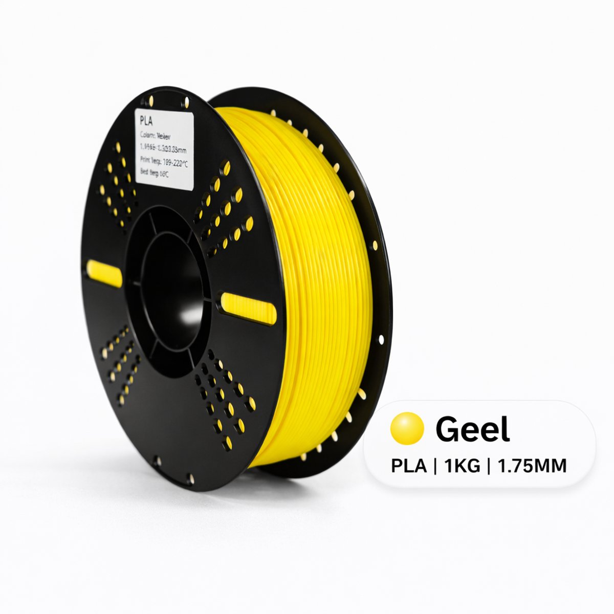 Koppelprint – PLA+ Filament – Geel – 1.75mm – 1KG