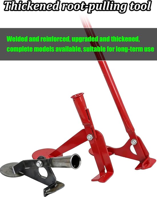 Boomwortelverwijderaar - Stronktrekker Tuin - Wortels Verwijderen - Heavy-duty Staal - Compact Ontwerp - Metaal — afbeelding 4