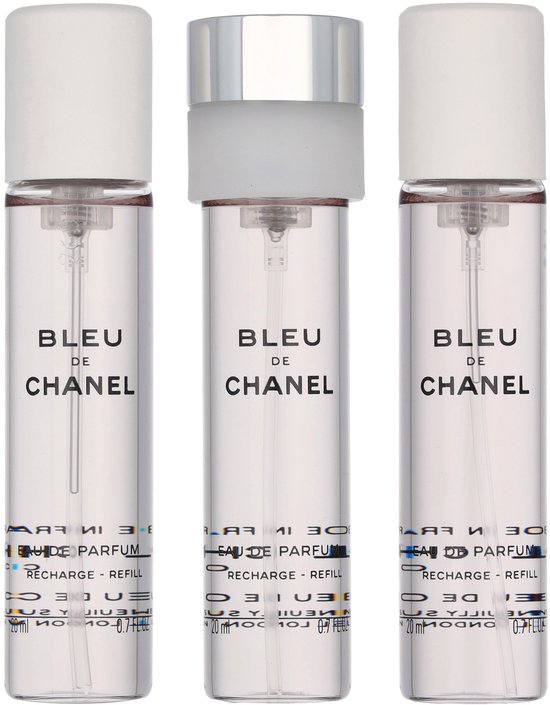 Chanel Bleu de Chanel Twist and Spray Refill - 3 x 20 ml - eau de