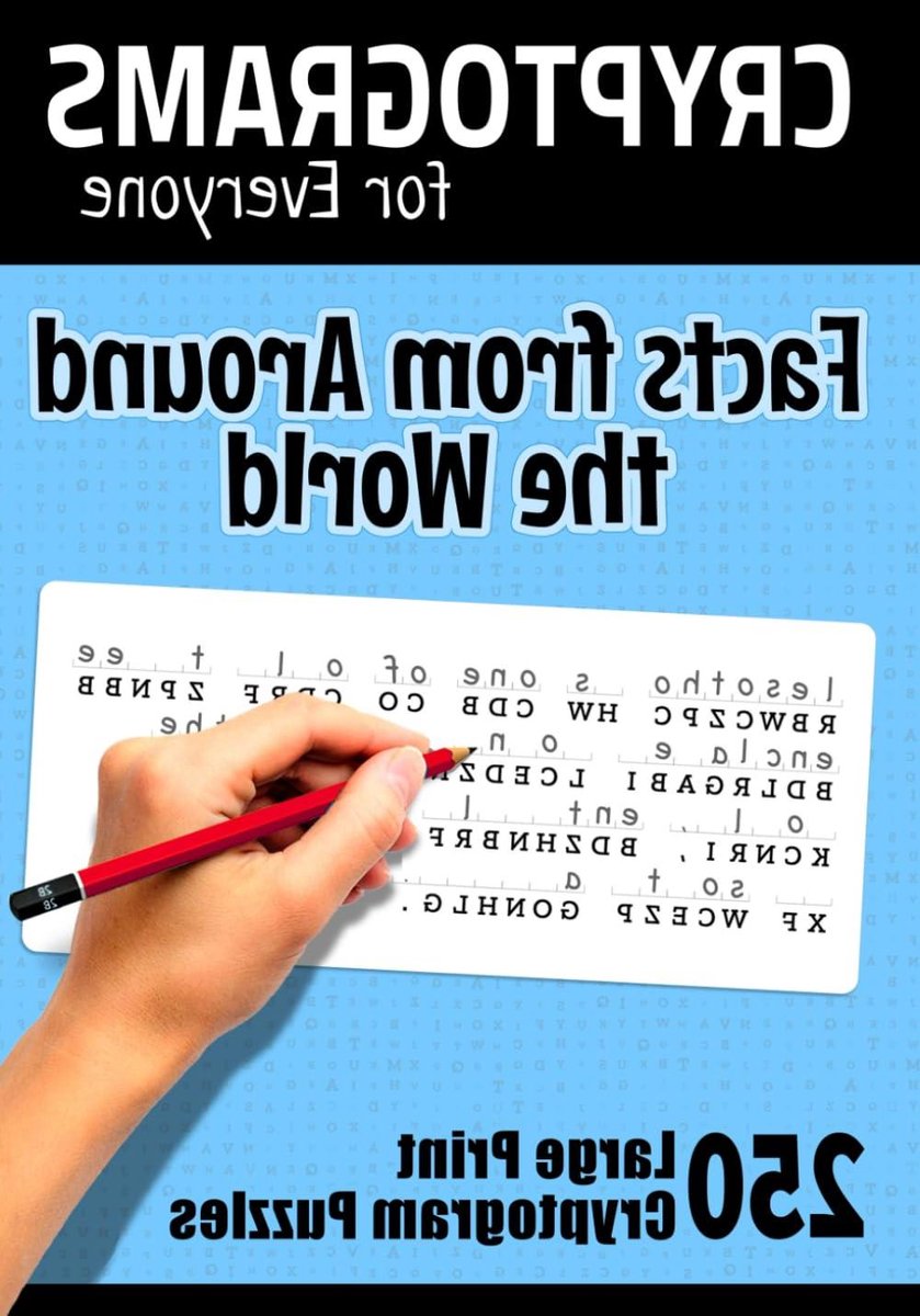 Cryptogram Puzzelboek - Woordspel Puzzels - Hersenen Trainen - 250 Grote Puzzels - 98 Pagina's - Niet gespecificeerd