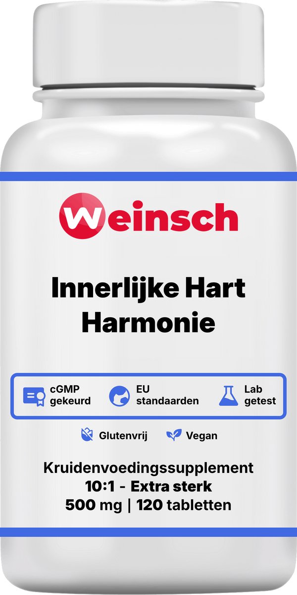 Weinsch Innerlijke Hart Harmonie (Tian Wang Bu Xin Pian) | 10:1 extra sterk | 500mg | 120 tabletten