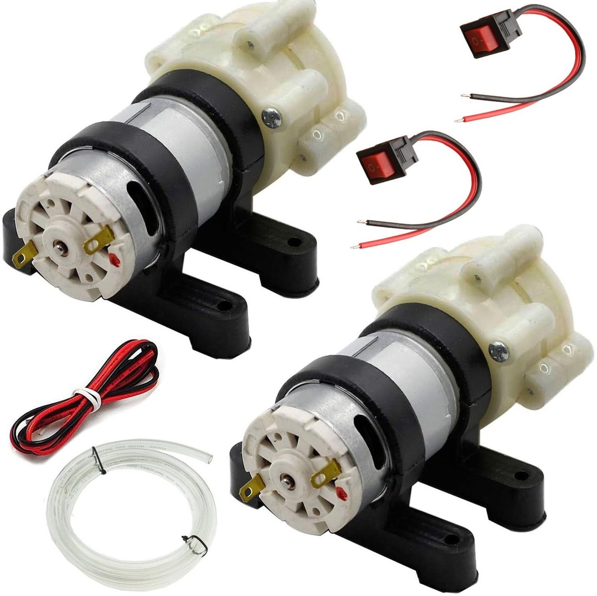RUNCCI-YUN Mini DC 6V-12V Zelfaanzuigende Waterpomp voor Aquarium en Huishoudelijk Gebruik