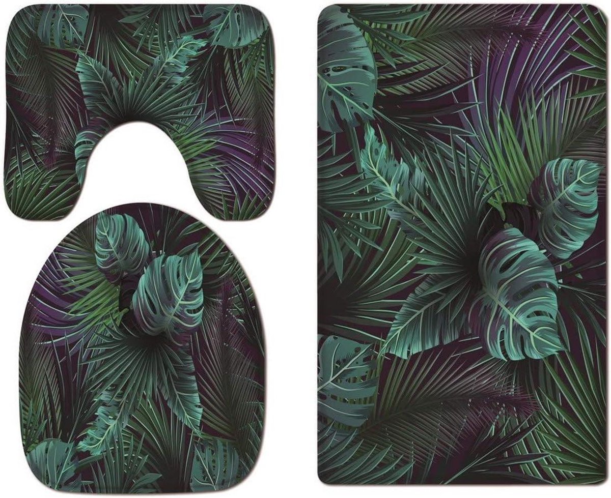 Badmat Toilet Set - Toilet Dekselhoezen - Badkamer Decoratie - Zacht Flanel Materiaal - 3