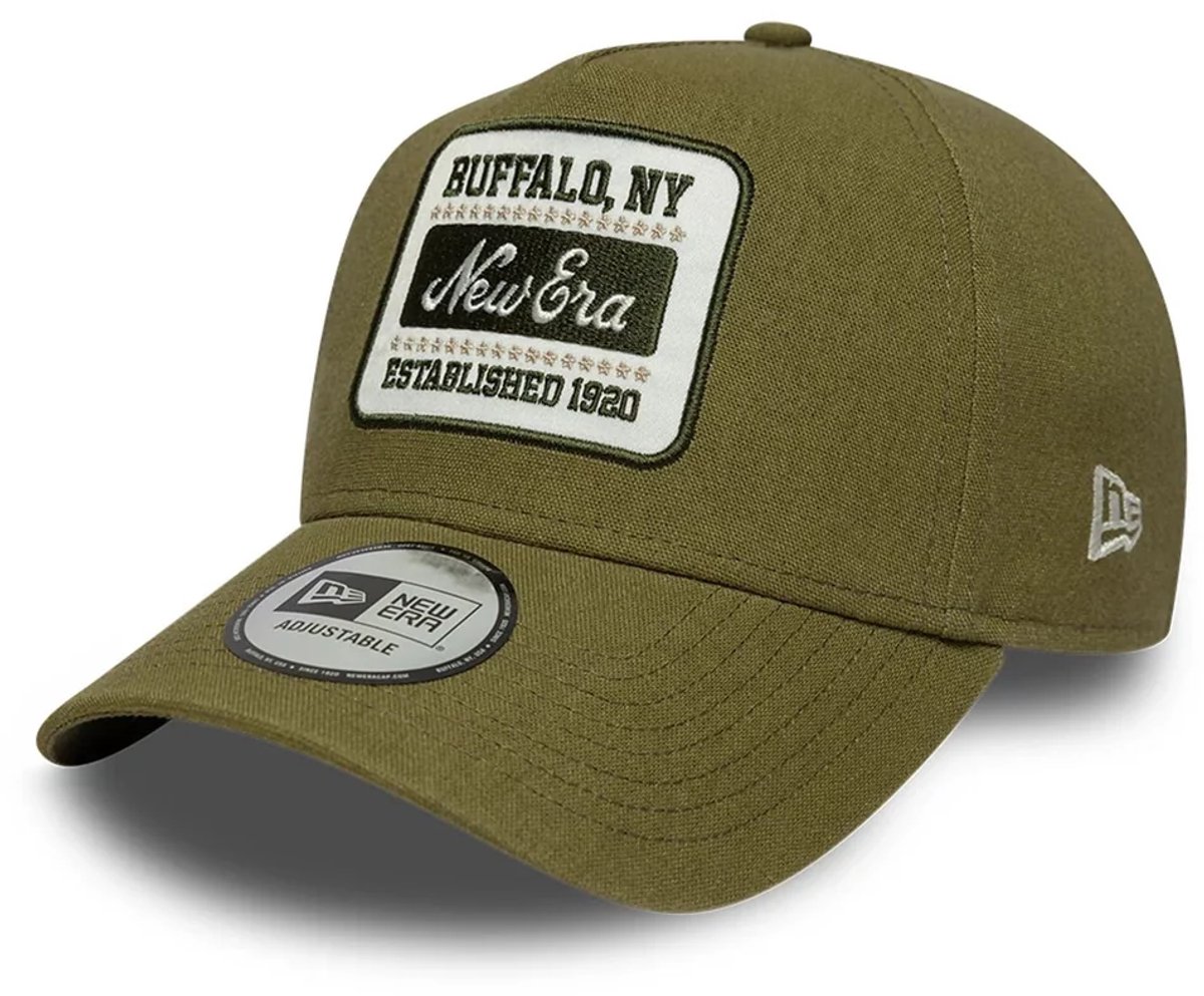 New Era Patch Line Green 9FORTY E-Frame Adjustable Cap