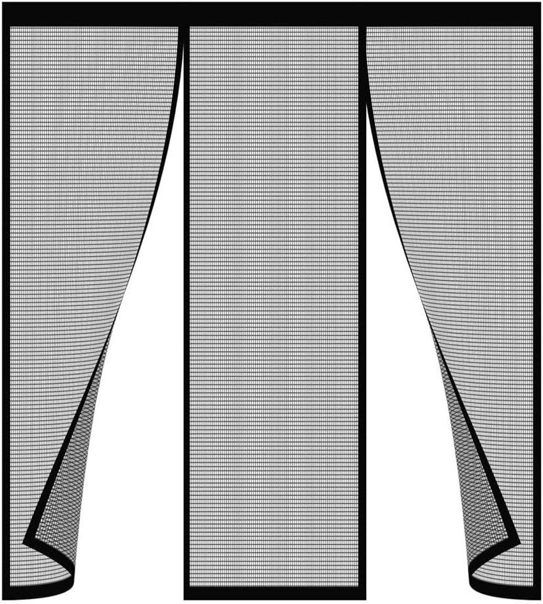 Magnetisch raamgordijn Campers,40x180cm raam Horren voor deuren,toegangsdeuren Magnetische