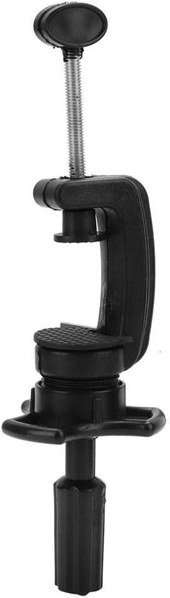 Hoofd Statief - Mannequin Houder - Kappers Training - Verstelbare Hoogte - 10 mm - Zwart