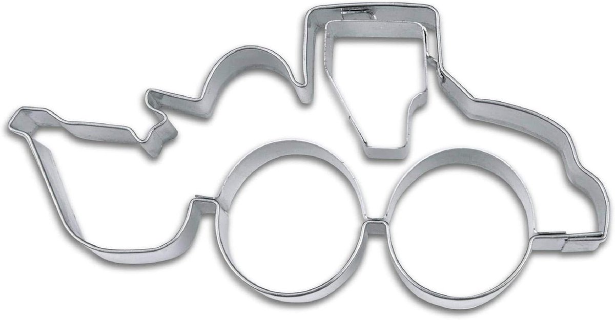 Städter Uitsteekvorm, roestvrij staal, zilver, 10 cm