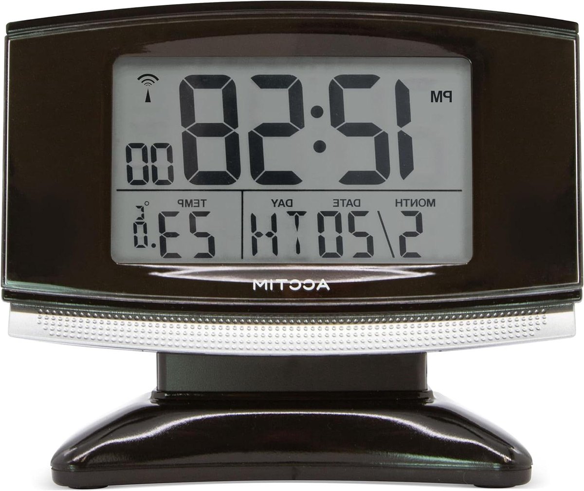 Radioklok met Wekker - Digitale Tijdmeter - Nauwkeurig Tijd Bijhouden - Automatische Verlichting - 100x123x57mm