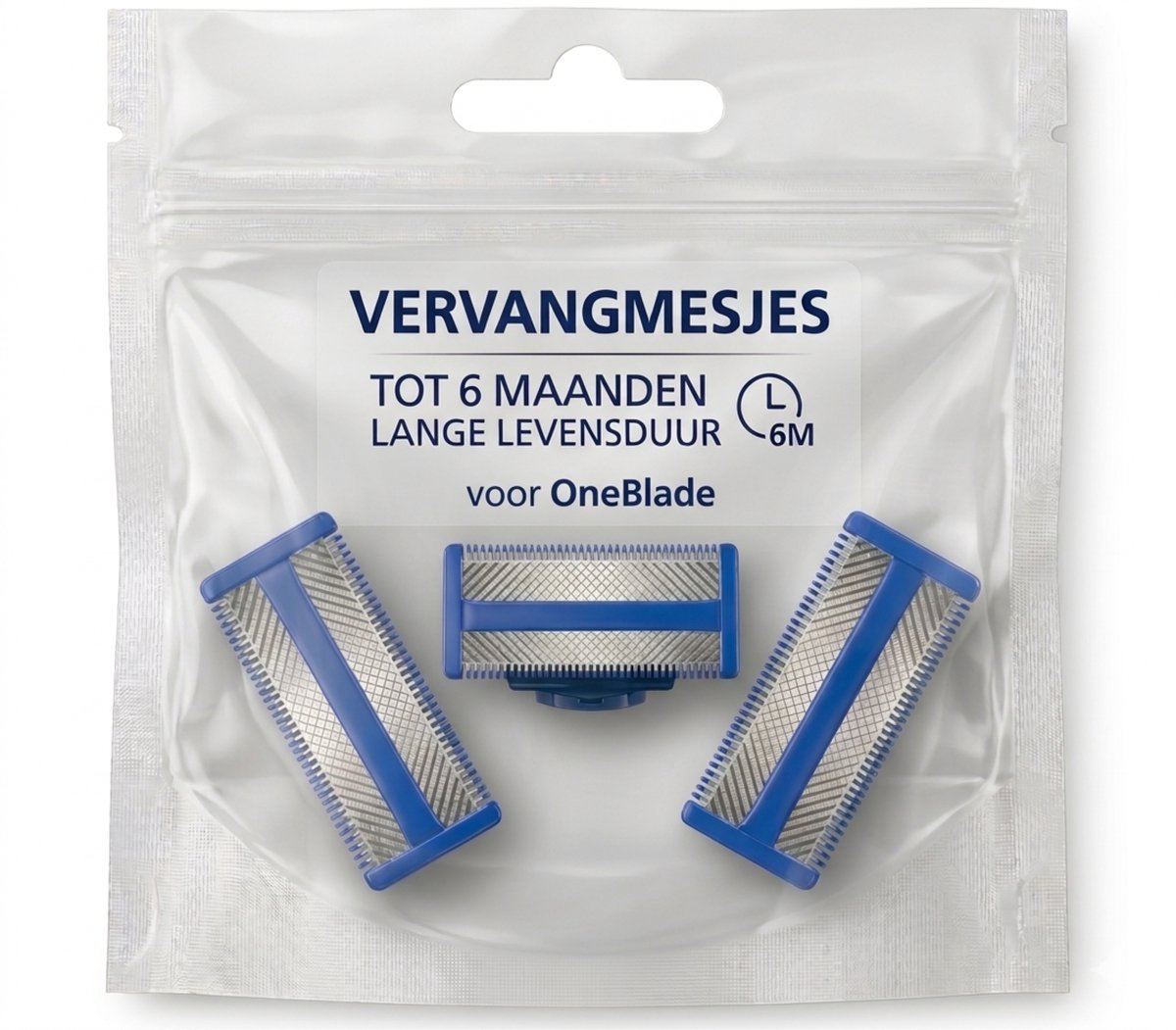 VeryGoods Vervangmesjes geschikt voor Philips OneBlade - 3 stuks - OneBlade - One Blade mesjes