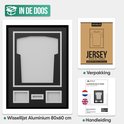 Inhoud van de doos: Wissellijst Aluminium 80x60cm, verpakking en handleiding.