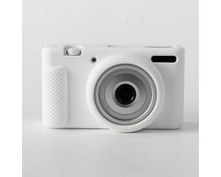 Cameratas Geschikt voor Sony ZV-1F/ZV-1 II/ZV-1M2 digitale camera's, zachte siliconen beschermhoes Geschikt voor ZV1F, krasbestendige, ultradunne en comfortabele zachte hoes - wit.