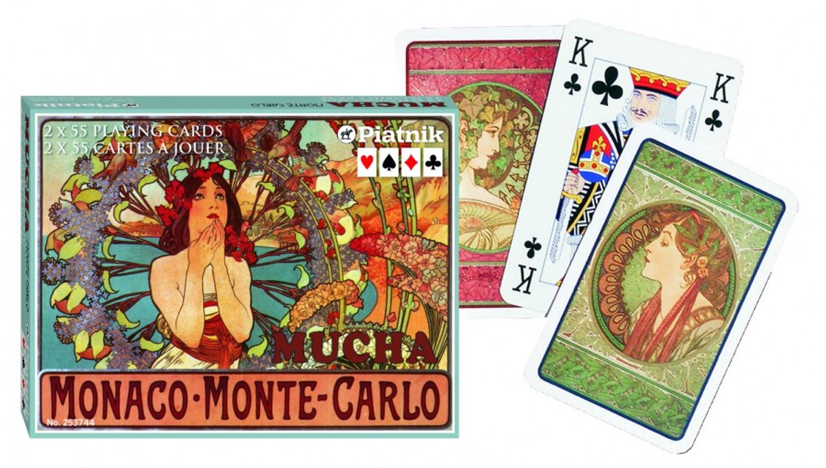 Piatnik Mucha - Monte Carlo Speelkaarten - Dubbeldekker.