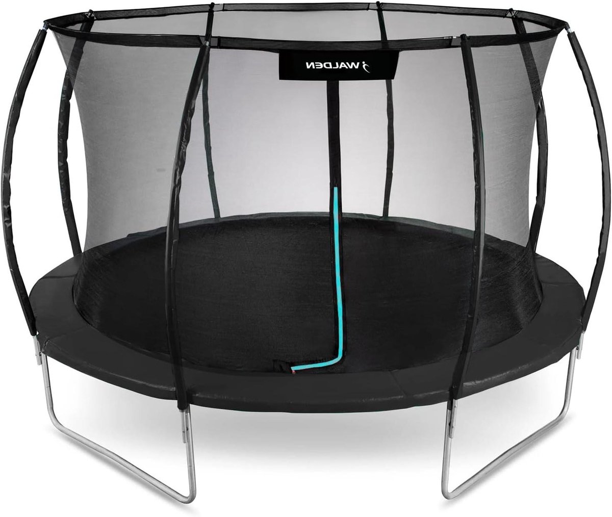 Trampoline 244 cm - Springkussen Buiten - Kinderen Spelen - Veiligheidsnet Inbegrepen - 8 FT 244x210 cm - Blauw