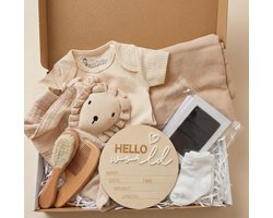 kraamcadeau pakket unisex large - baby cadeau set - luxe verpakking - kadoshop020