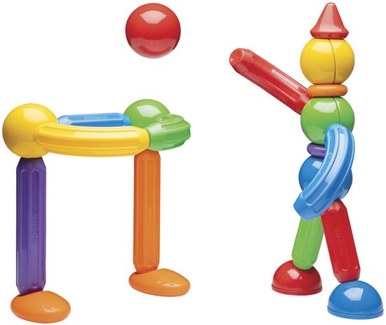 Stick-O Basic Set - Magnetisch Bouwspeelgoed - 30-delig - Montessori Speelgoed - vanaf 18 maanden