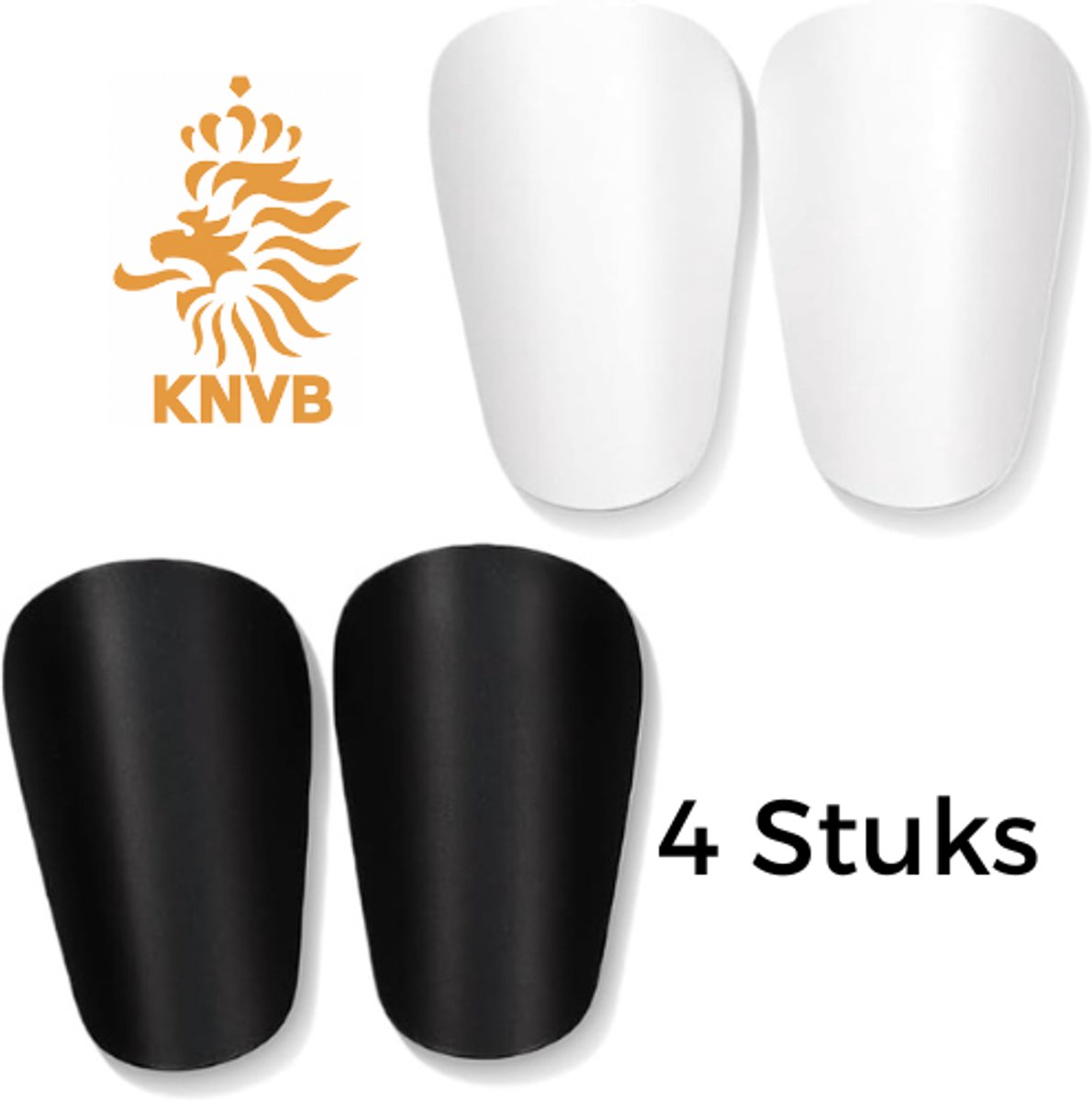 Mini-Scheenbeschermers Voor Voetbal - Voor Volwassenen en Kinderen - Alle Leeftijden - 4 Stuks