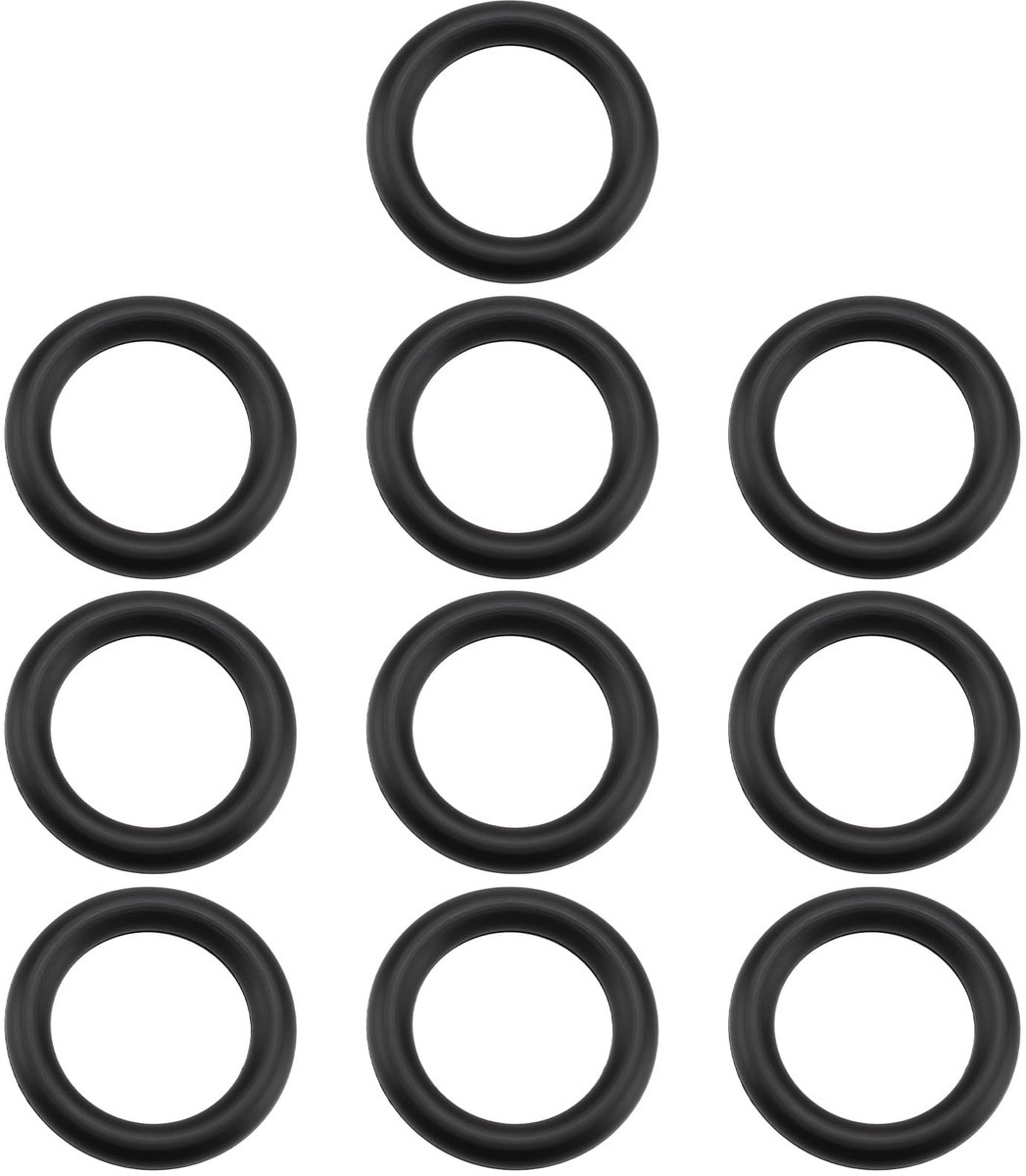 10 Stuks Koelmiddel Lijn Afdichtring O-Ring 8 x 1,8 mm Compatibel met VW 1998-2010