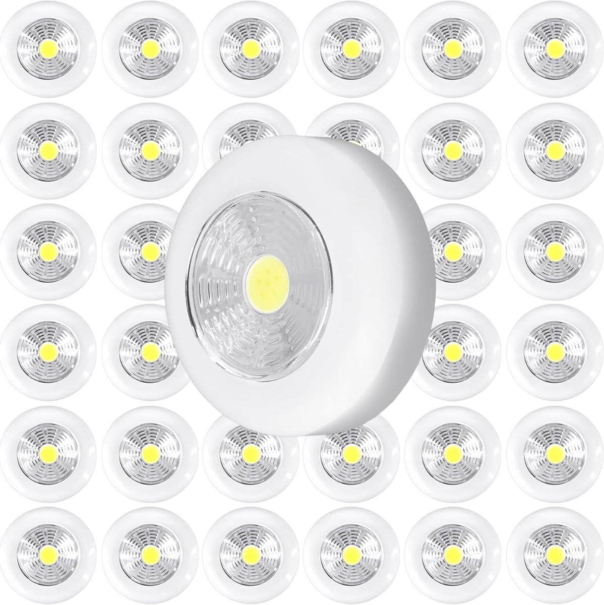 Draadloze Plafondlampen - Mini Plafondlampen - Kast Verlichting - Batterij Werking - 40 Lu