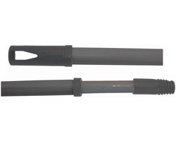 MAQA Retractable broomstick made of plastic, ribbed 150 cm, S.162