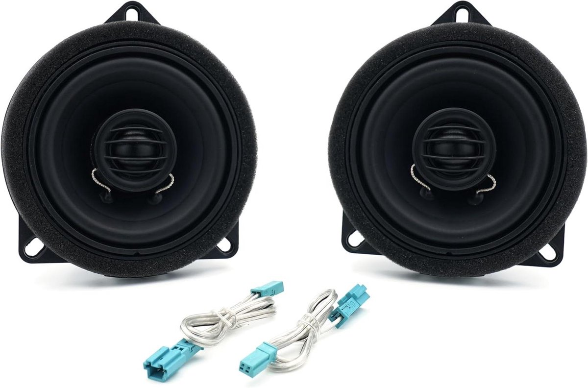 Coaxiale Luidsprekers - 2-Weg Systeem - Auto Audio Upgrade - Plug & Play Installatie - 100 mm Diameter
