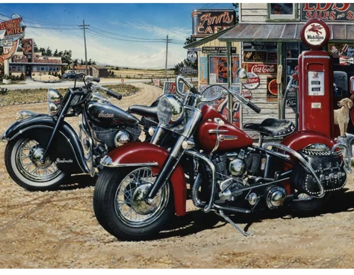 Diamond Painting - Motoren - 30x40cm