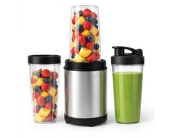 Blender – 900W – Inclusief 3 Bekers – Roestvrijstalen Messen – BPA-vrij – Smoothies, Sauzen,…