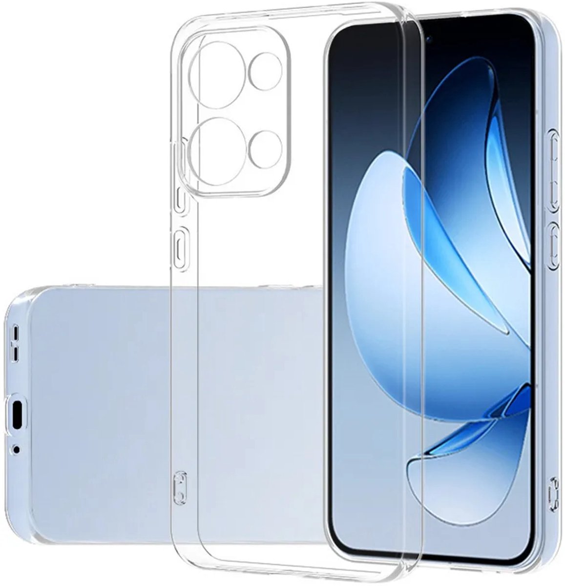 Hoesje geschikt voor Oppo Reno13 - Phonesta Ultra-Thin Silicone Back Cover - Transparant