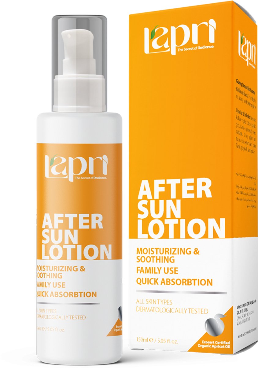 L’apri After Sun Lotion – Kalmerende Huidverzorging na de Zon – Voor Alle Huidtypes