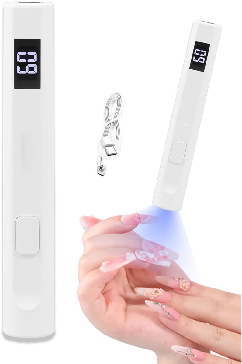 HEZIVO® Lamp Gelnagels - Mini Professionele Nagellamp - Lamp voor Gel Nagellak - Voor Onderweg - Cadeau voor Vrouwen