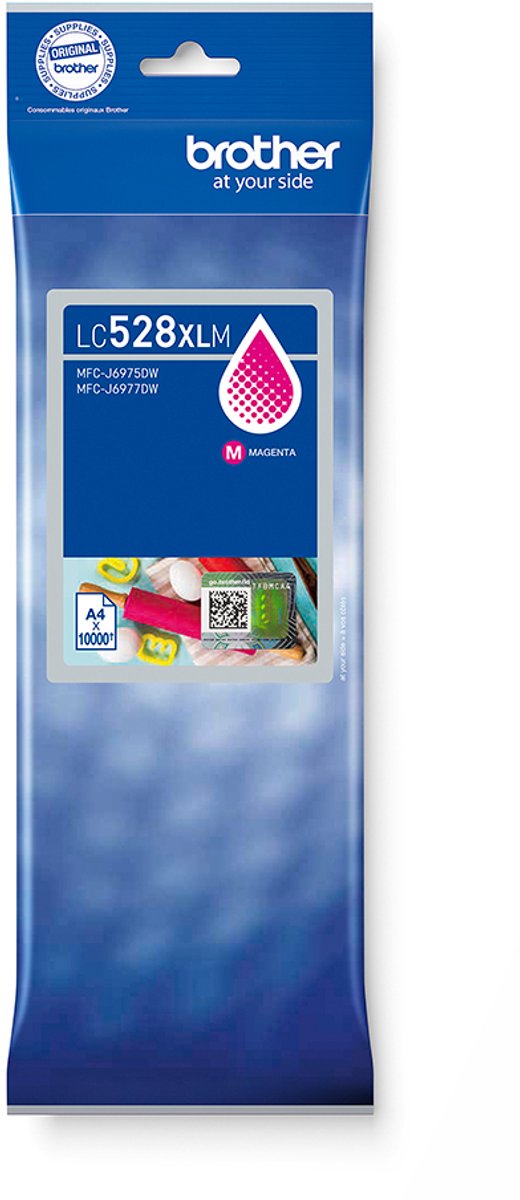 Brother LC528XLM inktcartridge 1 stuk(s) Origineel Ultrahoog rendement Magenta