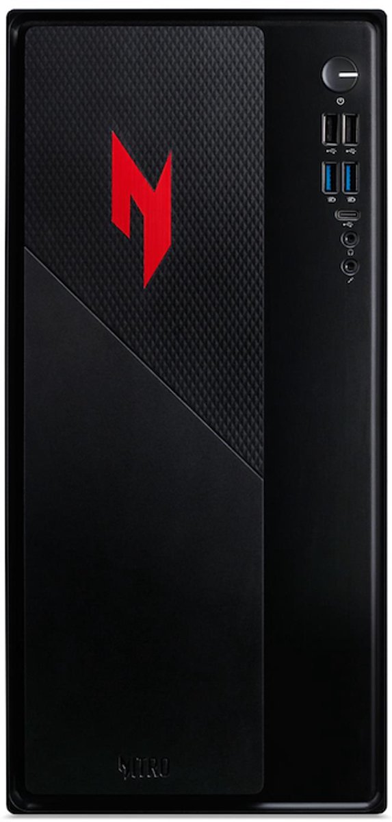 Acer NITRO 20 N20-100 Intel® Core™ i5 i5-13420H 16 GB DDR4-SDRAM 512 GB SSD NVIDIA GeForce RTX 3050 Windows 11 Home Desktop PC Zwart