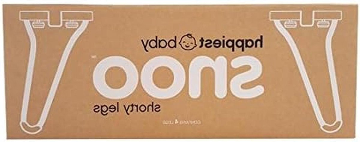 Babywieg Verhogers - Lagere Poten - Babykamer Aanpassen - Antislip Elastomeer Voeten - 10 Inch Verhoging - Wit