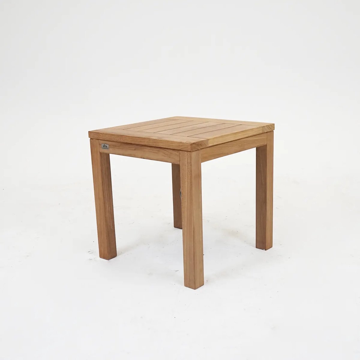 Bijzettafel Colombo 50x50 teak van Vita