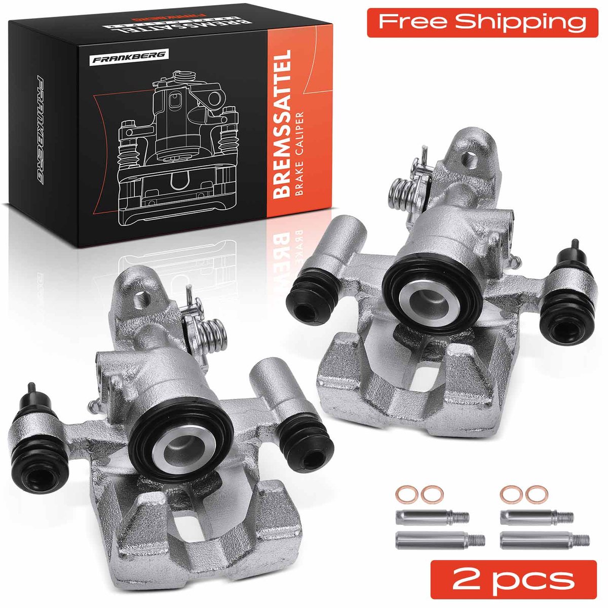 Frankberg 2x Remklauw Achter voor Ford USA Probe II Mazda
