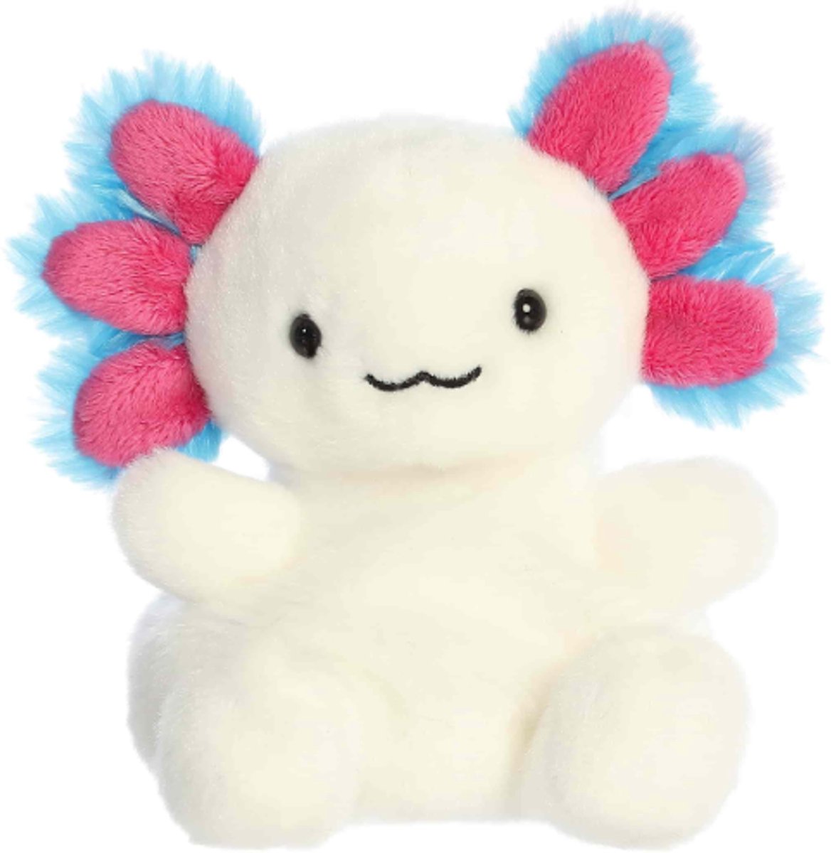 Palm Pals Witte Axolotl Pluche Knuffel 15 cm