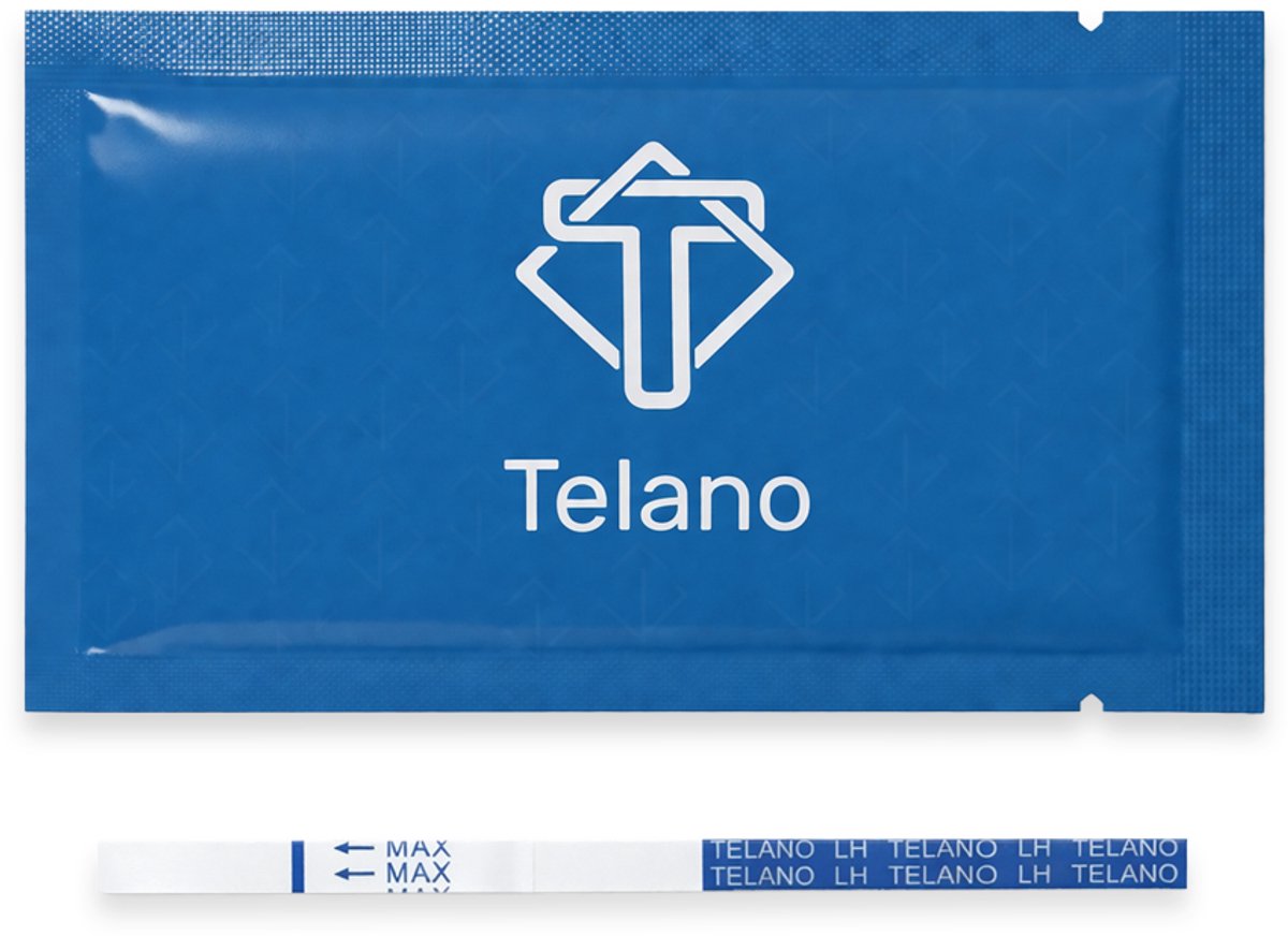 Telano Ovulatietest 50 stuks Dipstick Gevoelig - 1x Zwangerschapstest strip - Ovulatiekalender – foto 2