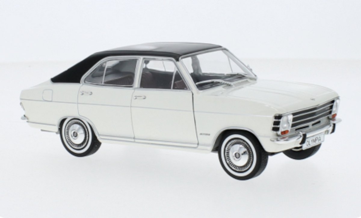 Opel Olympia A 1967 Wit Modelauto 1/24 WhiteBox Nieuw