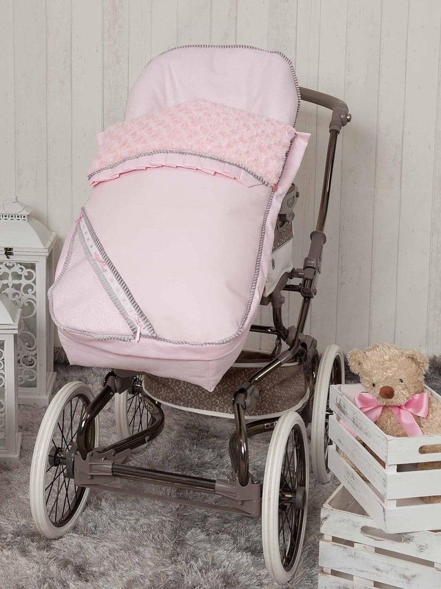 Baby Voetenzak - Kinderwagen Accessoire - Warmte & Bescherming - Afneembare Vulling - 92x52cm - Violet
