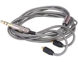 3,5 Mm Audiokabel, MMCX-kabel, Upgrade-vervangingskabel, Zwarte MMCX Afneembare Oortelefoonkabel, Vervangende Oortelefoondraad voor SE215/SE315/SE425/SE535/SE8