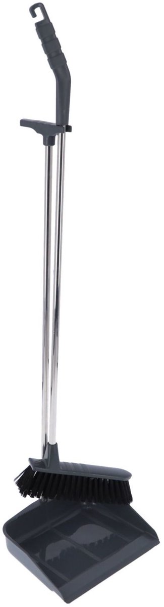 Linea Maria set veger en plastic blik op steel