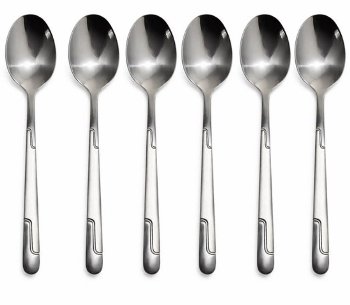 Kochmann - Theelepels 6 Stuks – 11,7 cm RVS Theelepeltjes – Hoogwaardig Roestvrij Staal Bestek – Vaatwasserbestendig – Mat Design – Koffielepels – Dessert Lepels – Luxe Bestek Set – Duurzame Kwaliteit – Modern Design – Accessoires - Cay kasik - Cay
