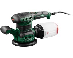 PARKSIDEĀ® Excentrische schuurmachine - Vermogen: 270 W - Toerental: 7000/12000 tpm - Inclusief adapter voor externe stofafzuiging, vastzethulp voor schuurpapier, 2 schuurbladen met klittenbandhechting (korrelgrootte 80 / 120)