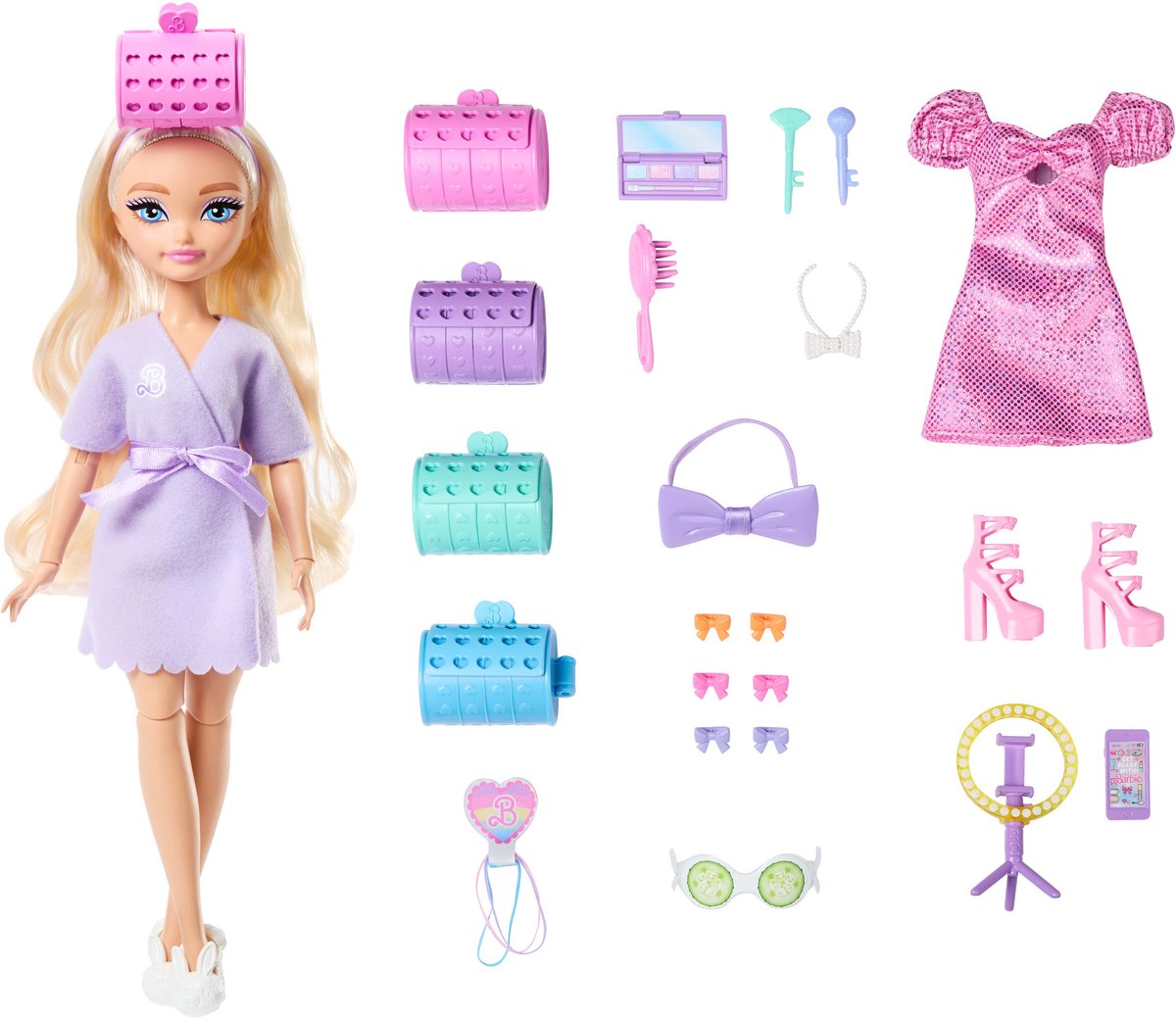 Poupée Salon De Coiffure Des Meilleures Amies De Rêve De Malibu de Barbie en Multicolore – photo du produit