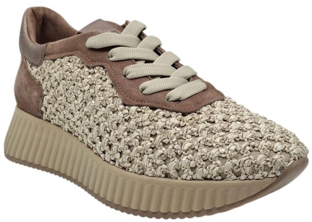 Softwaves Anna 8.95.30/002 | dames veterschoen beige bruin