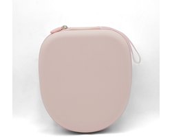 Roze opbergtas voor over-ear koptelefoons, waterdichte opbergtas voor koptelefoons, opbergtas voor digitale apparaten