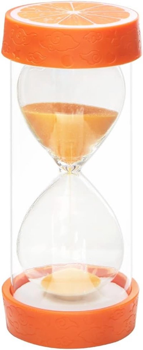 Kleurrijke Zandloper met Beschermende Basis voor Thuis, Koken en Decoratie - 10 Minuten Countdown Timer voor Verjaardag en Kerstcadeau