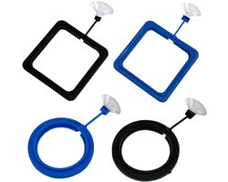 Voederdispenser voor Aquariums - Set van 4 Accessoires voor Visvoer, Ideaal voor Goudvissen en Schildpadden