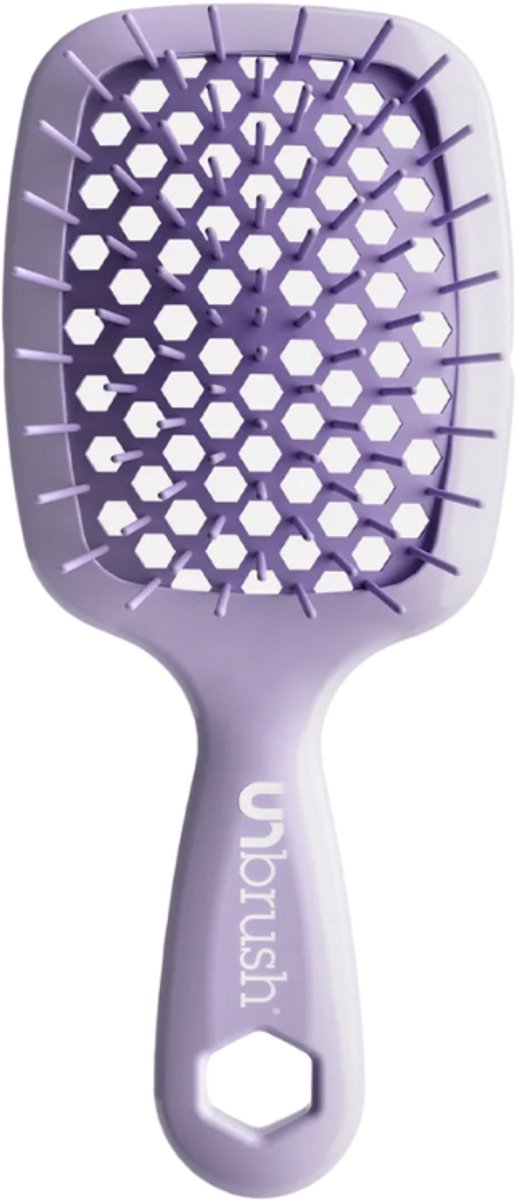 UNbrush Detangling Hair Brush Mini Pastel - Lilac