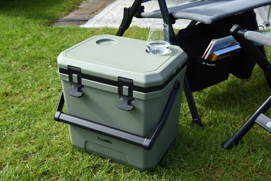 Travellife Magnus Koelbox 23L Groen - Houdt 48 uur koel - Geschikt voor 1,5L flessen - Robuust en hoogwaardig van Travellife — afbeelding 4